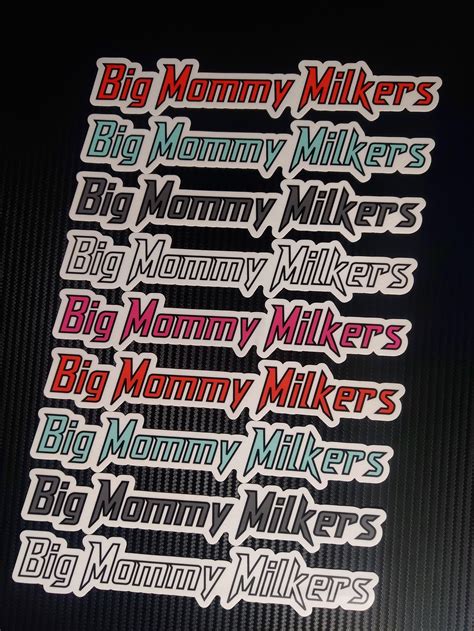 big mommy milkers sticker|BIG MOMMY MILKERS